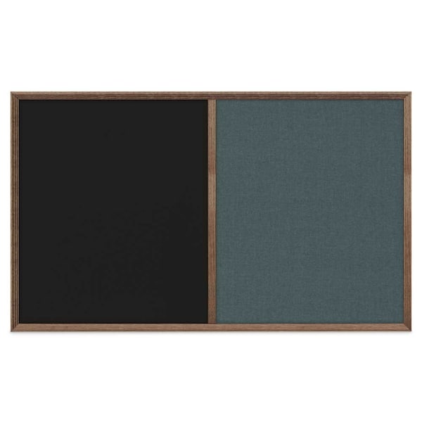 Slim Style Indoor Enclosed Corkboard, 18", UV501SC-BRONZE-DBURGU